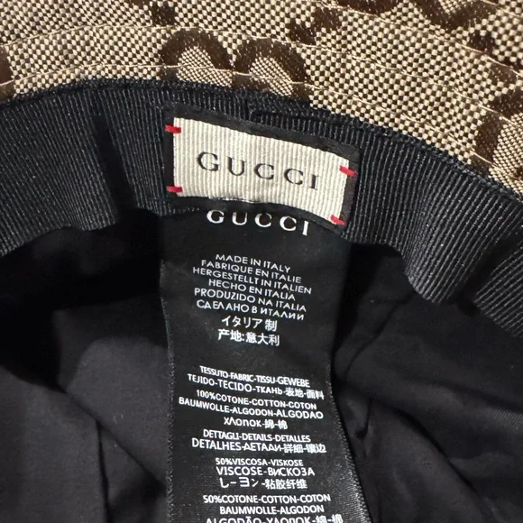 DHgate GG Monogram Bucket Hat - Picture 2 of 2